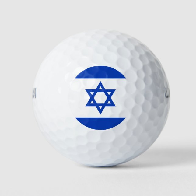 Balles De Golf Drapeau Israël (Devant)