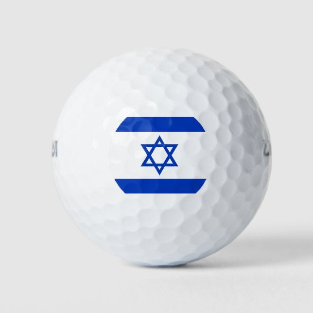 Balles De Golf Drapeau Israël (Devant)