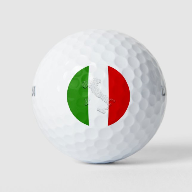 Balles De Golf Drapeau italien (Devant)