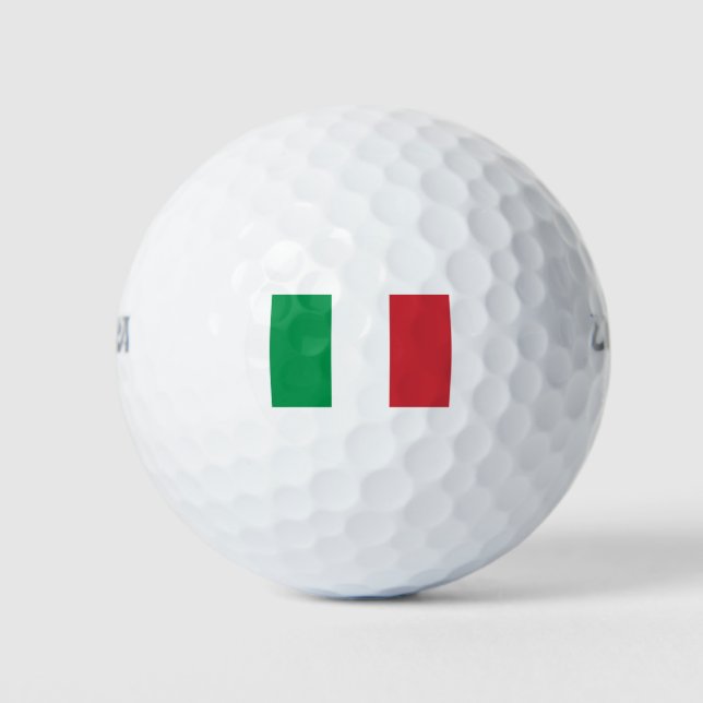Balles De Golf Drapeau italien (Devant)