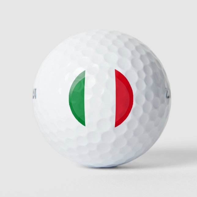 Balles De Golf Drapeau italien (Devant)
