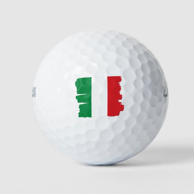 Balles De Golf Drapeau italien Italie (Devant)