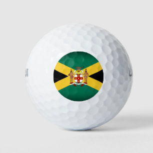 Balles De Golf Drapeau jamaïcain / Armoiries