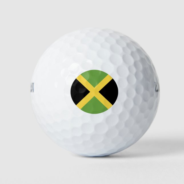 Balles De Golf Drapeau Jamaïque (Devant)