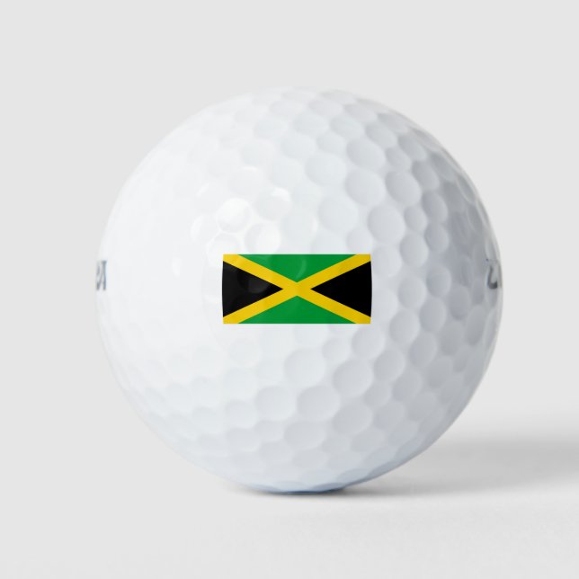 Balles De Golf Drapeau Jamaïque (Devant)