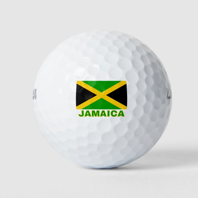 Balles De Golf Drapeau Jamaïque (Devant)