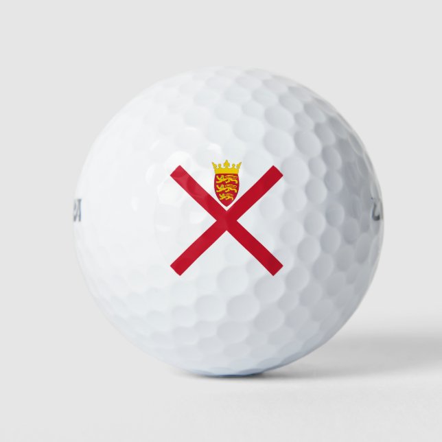 Balles De Golf Drapeau Jersey (Devant)