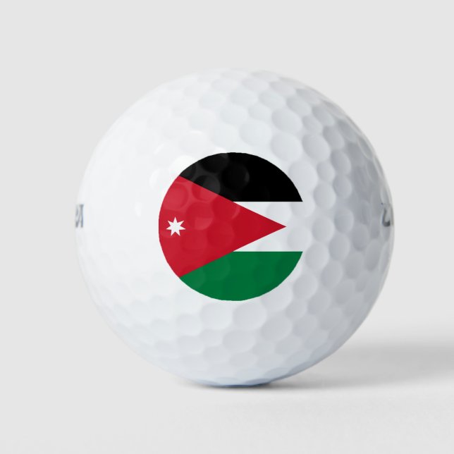 Balles De Golf Drapeau Jordanie (Devant)