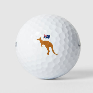 Balles De Golf drapeau kangourou australien