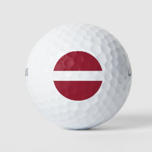 Balles De Golf Drapeau Lettonie