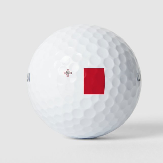 Balles De Golf Drapeau Malte (Devant)