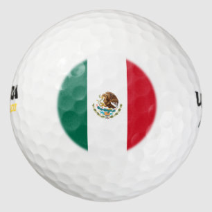 Balles De Golf Drapeau mexicain