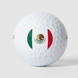 Balles De Golf Drapeau mexicain