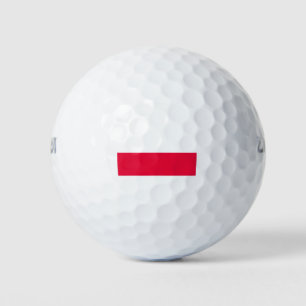 Balles De Golf Drapeau national de Pologne - Rzeczpospolita Polsk