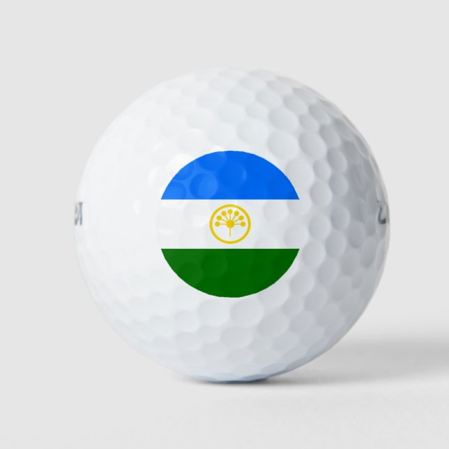 Balles De Golf Drapeau patriotique de Bachkortostan (Devant)