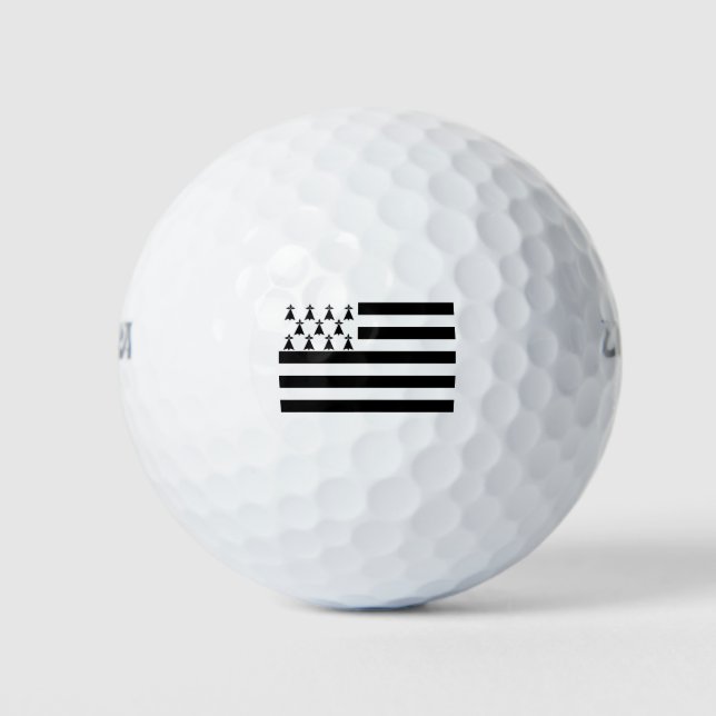 Balles De Golf Drapeau patriotique de Bretagne (Devant)