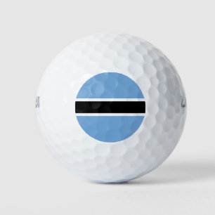 Balles De Golf Drapeau patriotique du Botswana