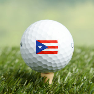Balles De Golf Drapeau portoricain Boricua Banderas 4Julio