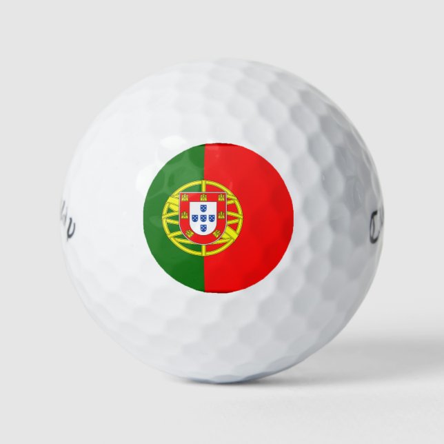 Balles De Golf Drapeau portugais (Devant)