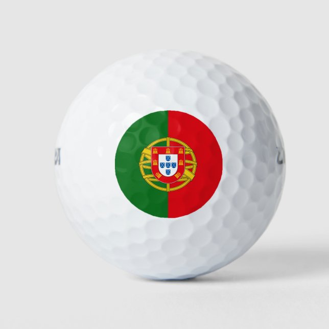 Balles De Golf Drapeau Portugal (Devant)