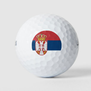 Balles De Golf Drapeau Serbie