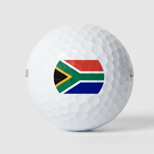 Balles De Golf Drapeau sud-africain (Devant)