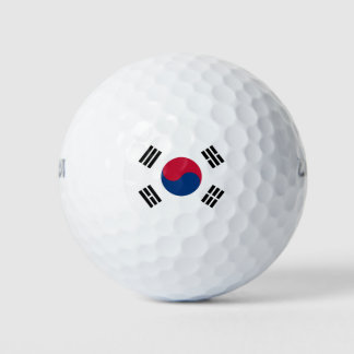 Balles De Golf drapeau sud-coréen