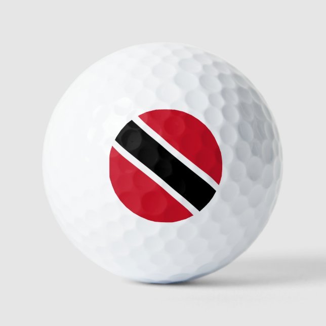 Balles De Golf drapeau trinidad et tobago (Recto)