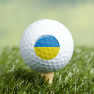 Balles De Golf Drapeau ukrainien