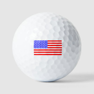 Balles De Golf Drapeau USA