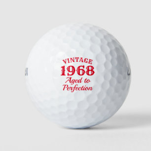 Balles De Golf Drôle 1968 Âgé à la perfection 50e anniversaire