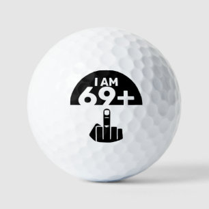 Balles De Golf Drôle 70e cadeau d'anniversaire, 69 Plus un