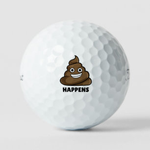 Balles De Golf Drôle cadeau Poop