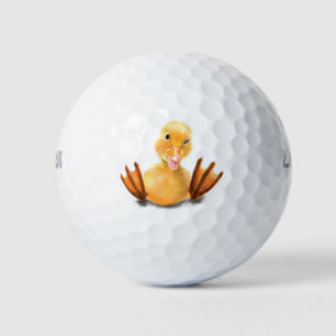 Balles De Golf Drôle Canard Jouer Wink Golf Balls