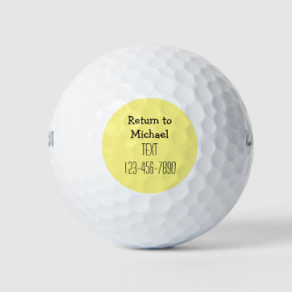 Balles De Golf Drôle Hommes Retour Lost Golf Balls