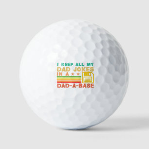 Balles De Golf Drôle papa blague dans papa-a-base vintage pour pè