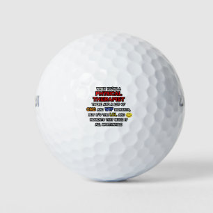 Balles De Golf Drôle physiothérapeute ... OMG WTF LOL