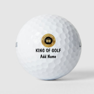 Balles De Golf Drôle Roi du Golf