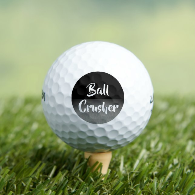 Balles De Golf Drôle Smack Talk Ball Crusher Cool (T-shirt Insitu)