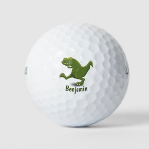 Balles De Golf Drôle T rex dinosaure dessin animé humour