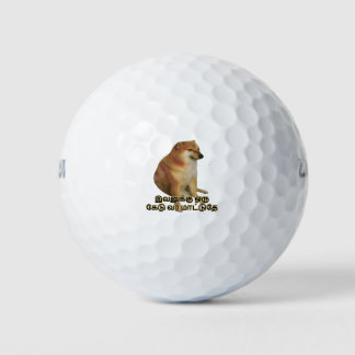 Balles De Golf Drôle Tamil Cheems Doge Meme Doge