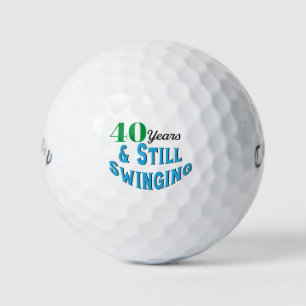 Balles de Golf Drôles 40e Anniversaire