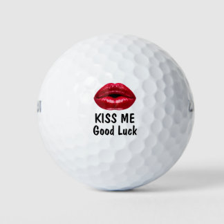 Balles de Golf Drôles avec de Grosses Lèvres