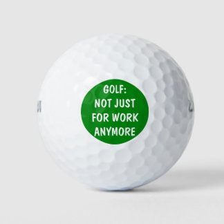 Balles de golf drôles pour cadeau de dirigeant