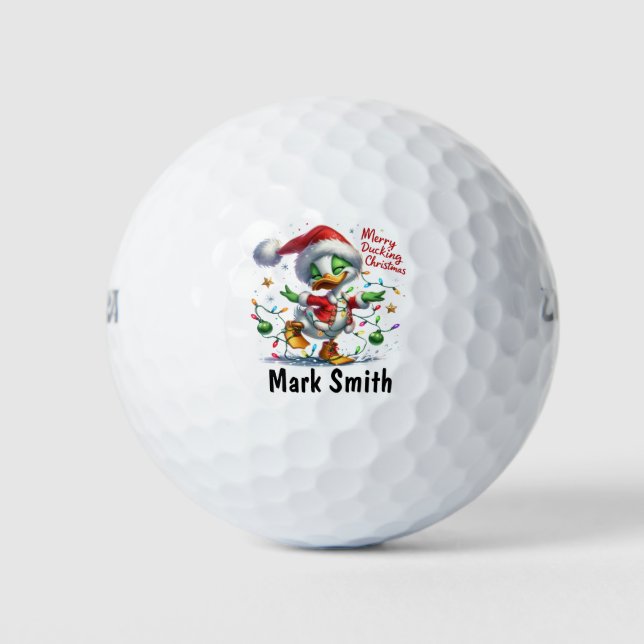 Balles De Golf Duck golfer est golfeur (Devant)