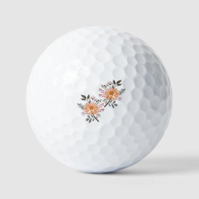 Balles De Golf Duo florissant (Recto)