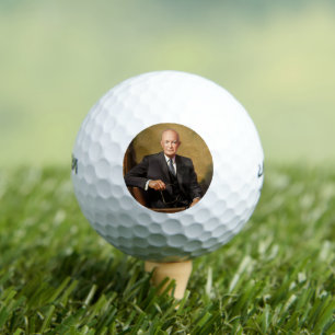 Balles De Golf Dwight Eisenhower Président Portrait de la Maison