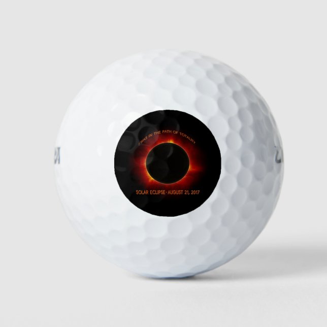 Balles De Golf Éclipse solaire (Devant)