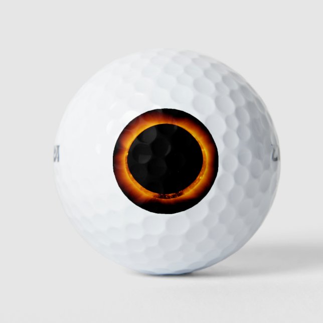 Balles De Golf Éclipse solaire quasi totale (Devant)