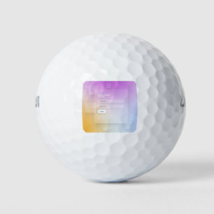 Balles De Golf Écran de connexion couleur CSS HTML